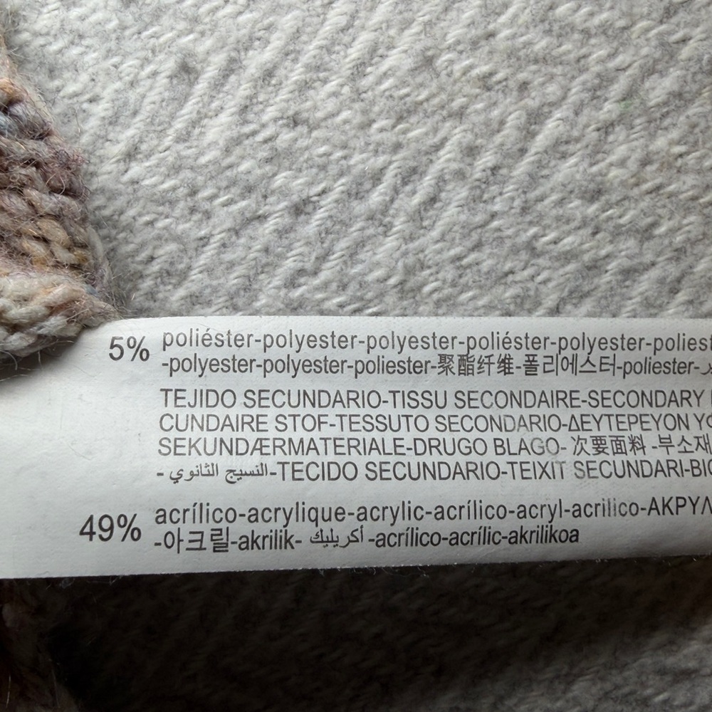 Zara Brown Sweater with “Let’s Dream” Moon Design. Size 3-4 Years - Picture 7 of 8